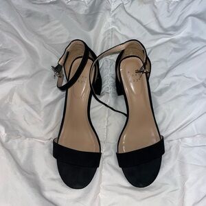 women’s black block heels SIZE 6.5